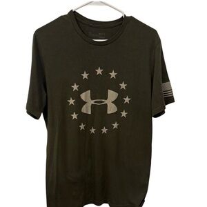 Under Armour Men's Dark Green Graphic Tee